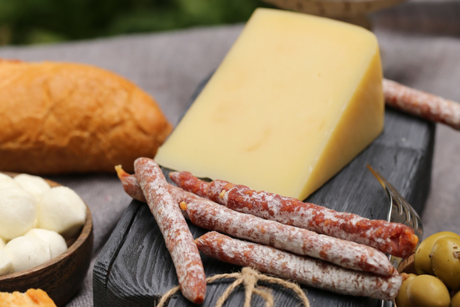 Käse und Wurst