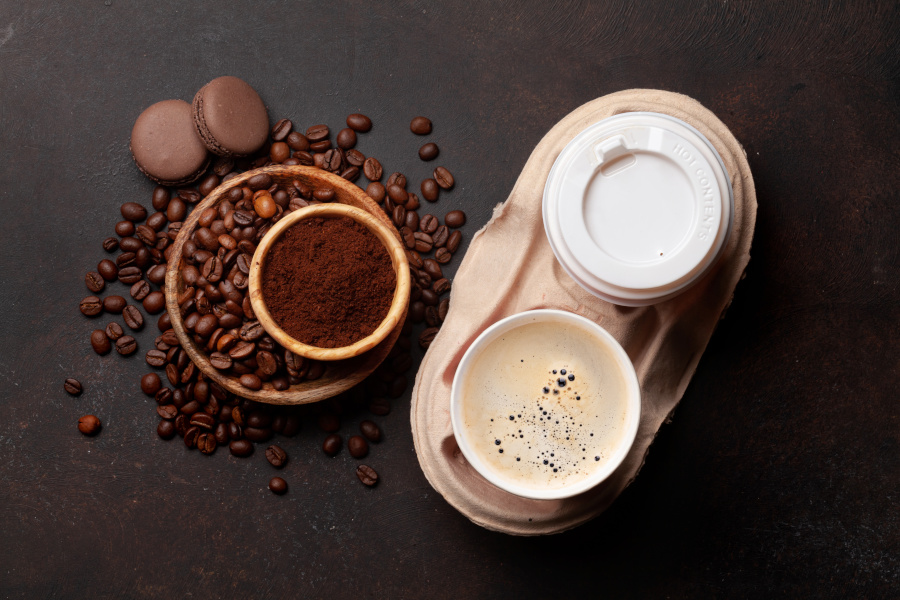 Kaffee und Milch
